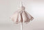 Dusty Pink Satin Tulle Zip Up Flower Girl Dresses, Lovely Little Girl Dresses with Flower Bow, FG030