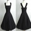Simple Black Tight Vintage Ball Gown casual homecoming prom dresses, BD00184