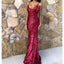Sparkly Sequin Mermaid Spaghrtti Straps Backless Affordable Prom Dresses, FC2438
