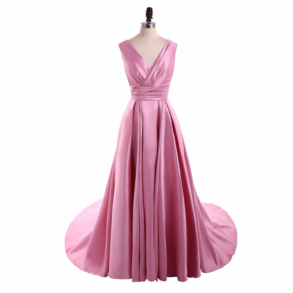 Long Prom Dresses, Simple Design Prom Dresses, Satin Party Prom Dresses, Sleeveless Prom Dresses, Floor-Length Prom Dresses, Prom Dresses Online, LB0263