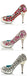 Four Colors Handmade Rhinestone High Heels Pointed Toe Crystal Wedding Shoes, S028