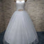 New Arrival Sweet Heart Sleeveless Elegant Tulle Floor-Length Rhinestone Wedding Dresses,220053