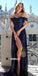 Gorgeous A-line Sparkle Sequin Off Shoulder Sweetheart Prom Dresses, FC7018