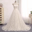 Sleeveless Wedding Dress, Lace V-Back Bridal Dress, Charming  Bridal Dress, LB0724