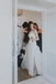 Unique Mermaid Sleeveless Organza Slit Backless Wedding Dresses, FC1976